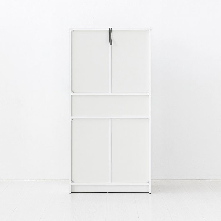 글라트 낮은5문 수납장 600x377x1205mm, 3단, 라이트브라운 6254.1116 - 상세 이미지 5