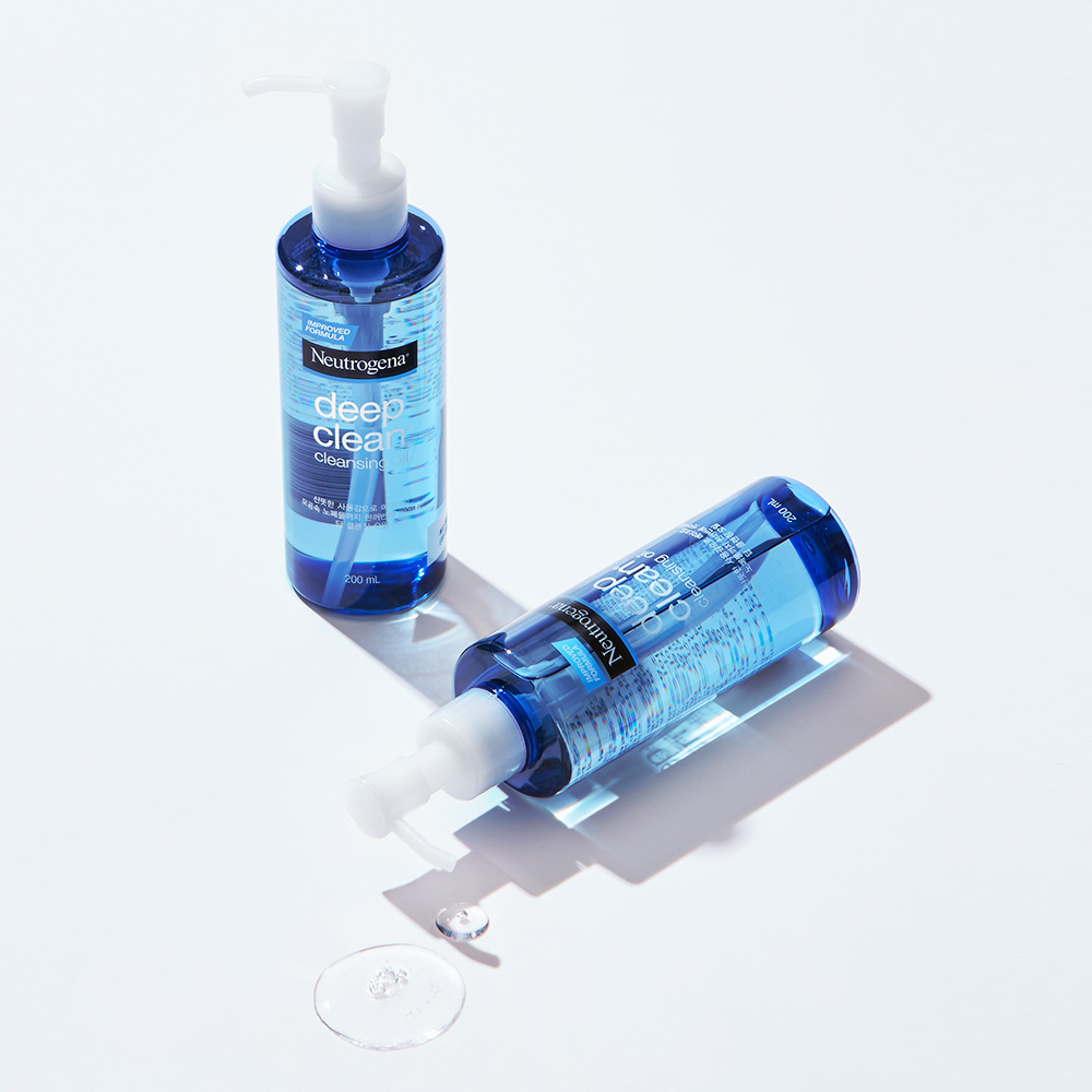 뉴트로지나 딥클린 클렌징오일 블랙헤드 피지제거 200ml, 2개 상세 이미지 3