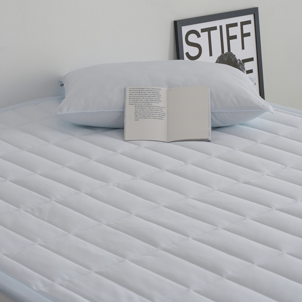 누비지오 듀라론 냉감 고정밴드 여름침대패드 SS