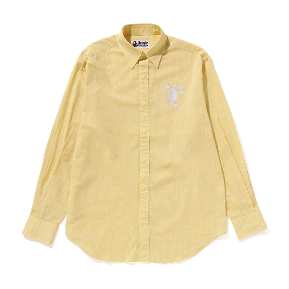베이프 우먼즈 긴팔 셔츠 COLLEGE SHIRT 1L30-231-002 - 상세 이미지 3