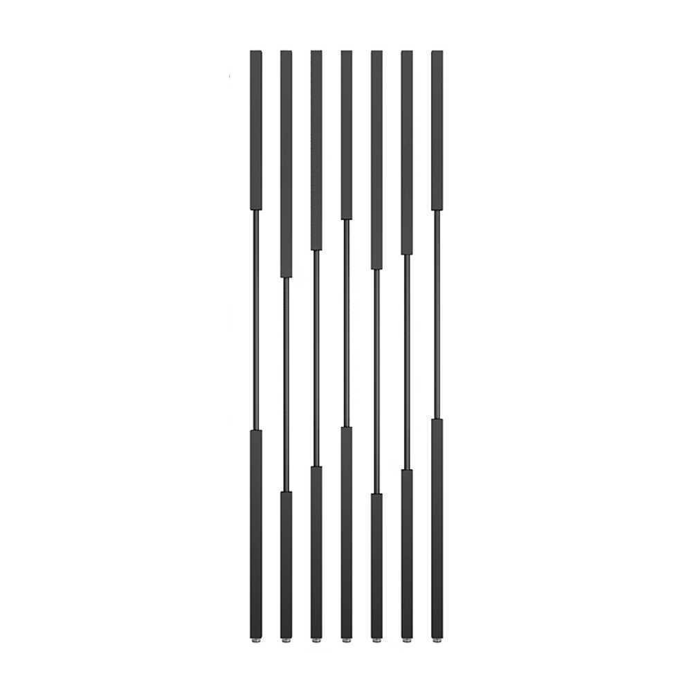 간살파티션 깔끔한 가벽 안방 칸막이 주방 가림벽 블랙 221x260cm - 상품 이미지