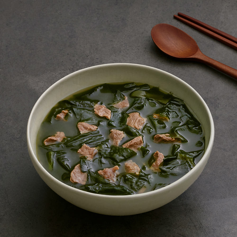 미정당 스팸 부대찌개 350g 5개 + 완도산 미역 소고기미역국 350g 5개 이미지 6