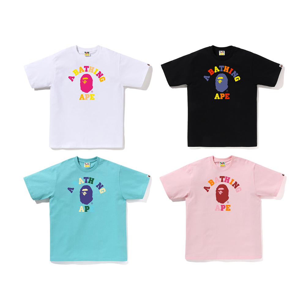 베이프 반팔티 COLORS COLLEGE TEE 1L30-110-019 - 상세 이미지 5