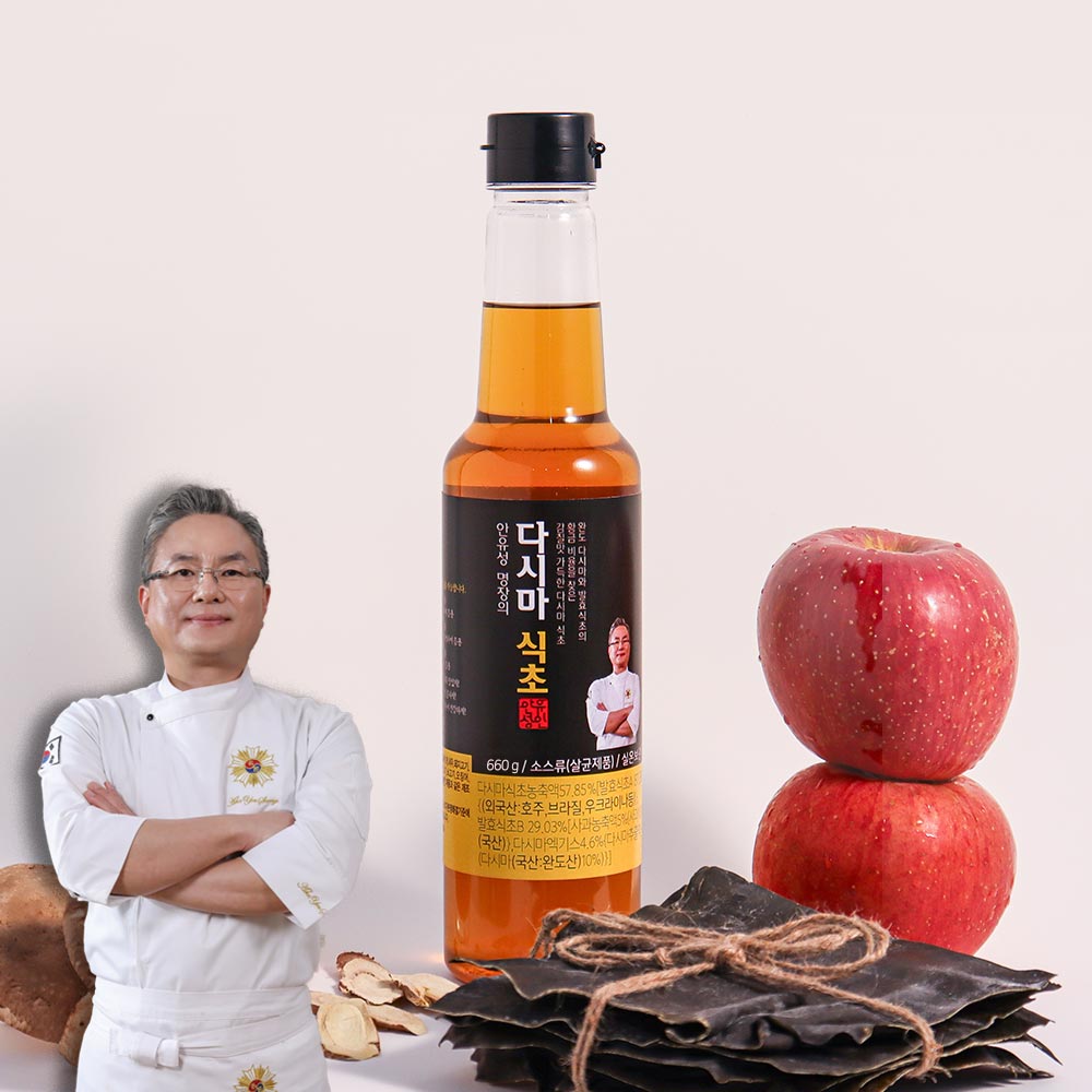 안유성 명장의 다시마 식초 660g 1병 - 메인 이미지