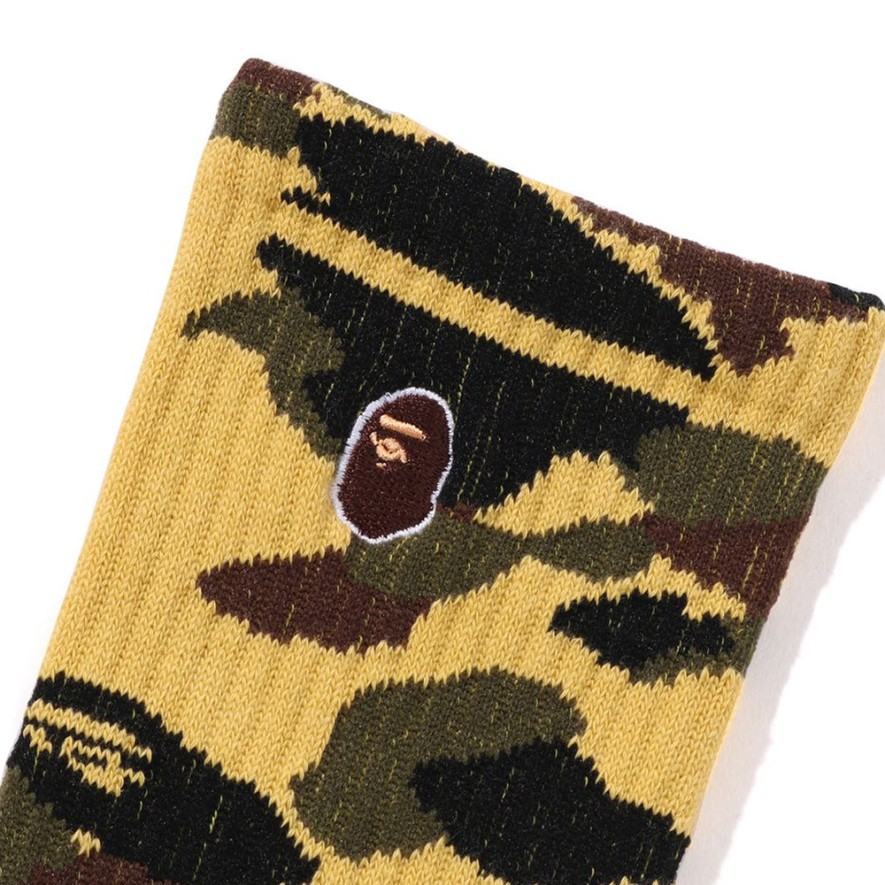 베이프 양말 1ST CAMO APE HEAD ONE POINT SOCKS 1L30-184-005 - 상세 이미지 4
