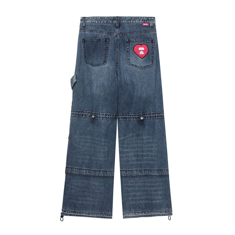 베이프 우먼즈 바지 LIGHTWEIGHT DRAWSTRING FASTENING CARGO JEANS CK20-250-004 - 상세 이미지 2