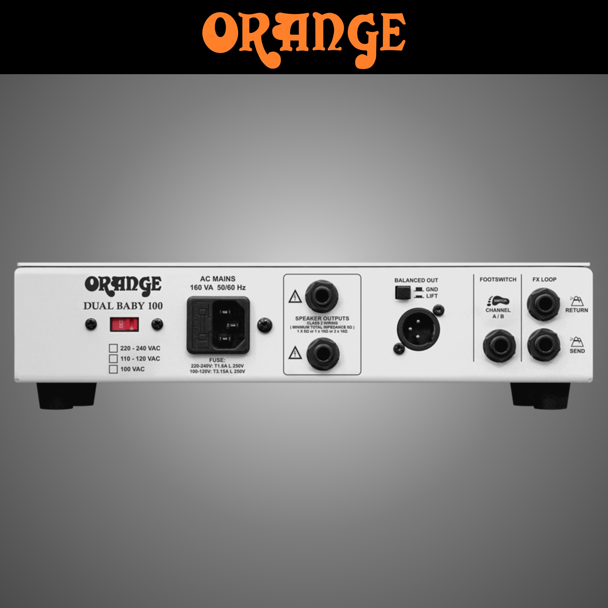 오렌지 듀얼베이비100 ORANGE DUAL BABY 100 일렉기타 앰프 헤드 100W - 상세 이미지 4