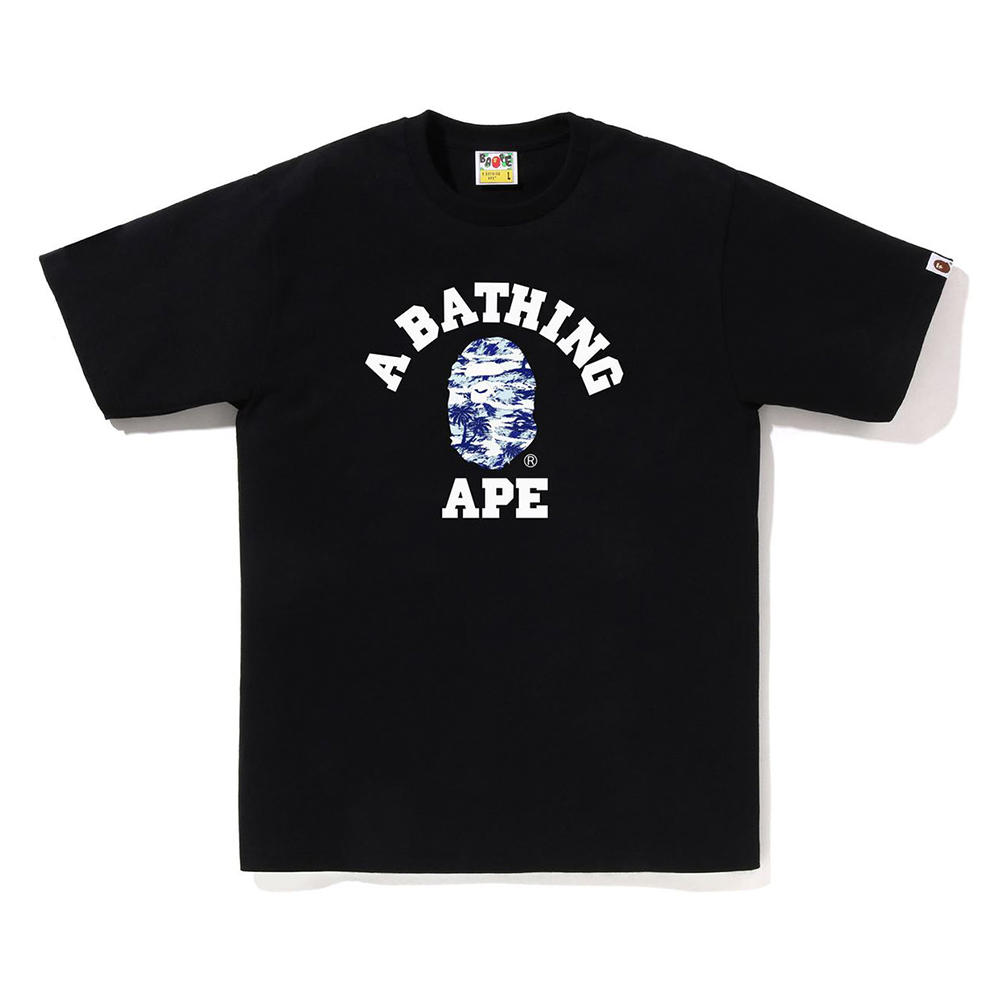 베이프 반팔티 PALM TREE CAMO COLLEGE TEE 1L30-110-025 - 상세 이미지 5