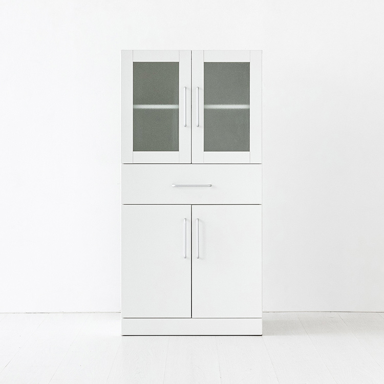 글라트 낮은5문 수납장 600x377x1205mm, 3단, 라이트브라운 6254.1116 - 상세 이미지 2