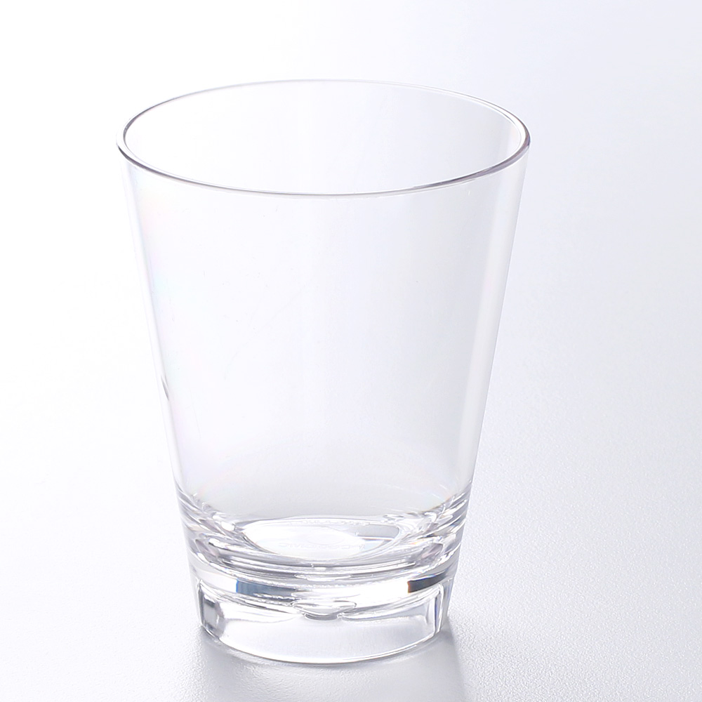 PC 다회용 플라스틱 물컵 업소용 음료수컵 맥주잔 250ml, 1개, 원형 투명 - 상세 이미지 2