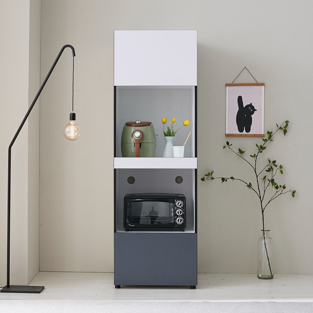 츄 500수납장 주방선반장 냉장고홈바 비스포크장 - 상세 이미지 2