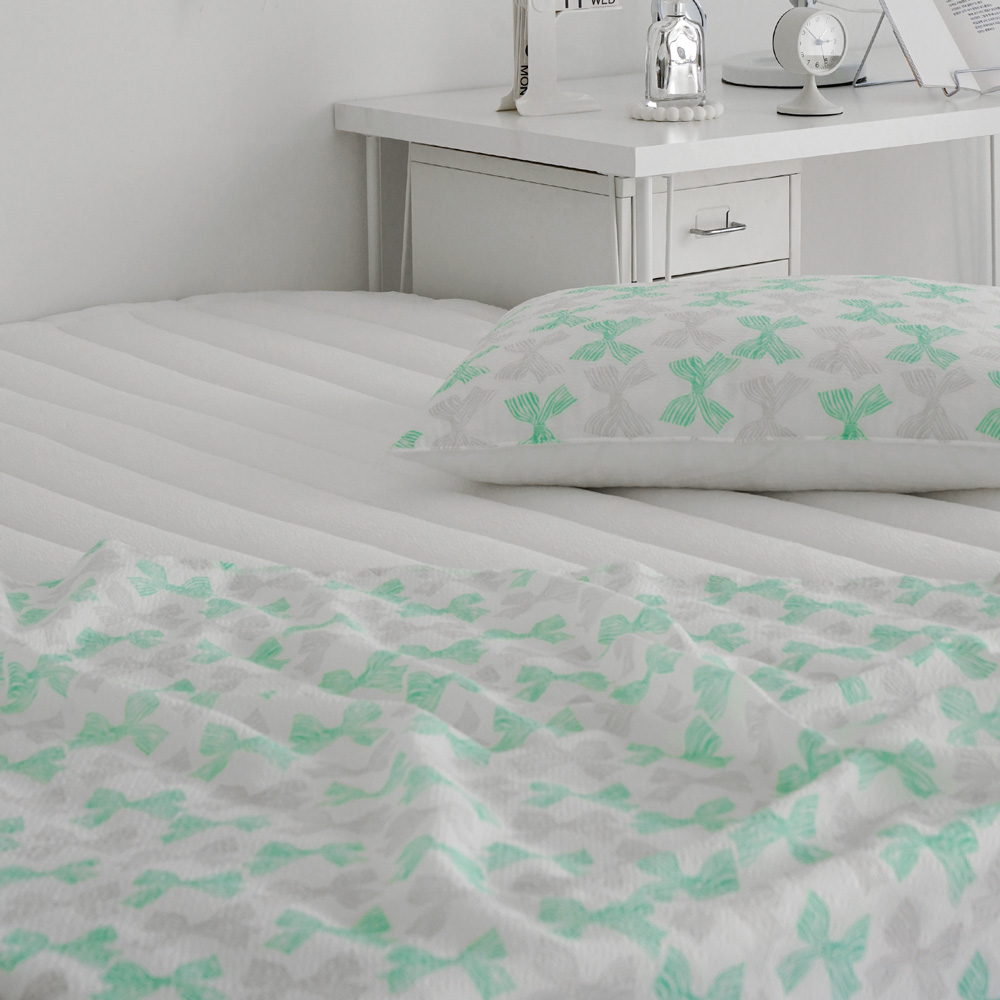 누비지오 홀리데이 프린트 시어서커 여름 홑이불 차렵이불 SS