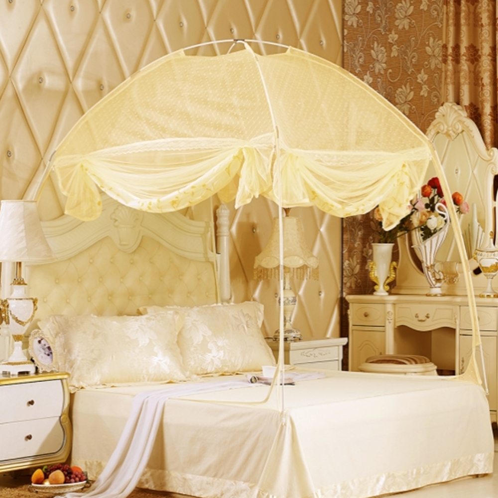 4면개방 침대모기장 바닥일체형 3인용 모기장텐트 1인용 2인용