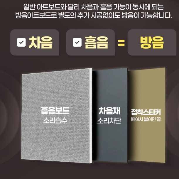 붙이는 소음매트 방음시트 흡음매트 조립식 방진패드 - 상세 이미지 2