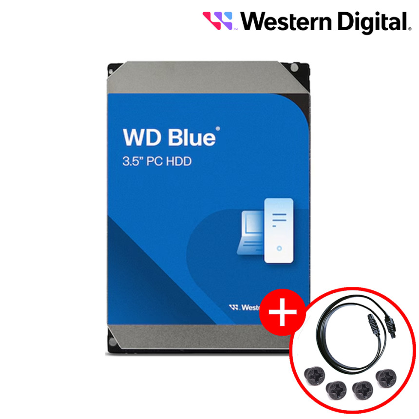 WD80EAAZ WD BLUE HDD 데스크탑용 하드디스크 256MB, 8TB 사진 1