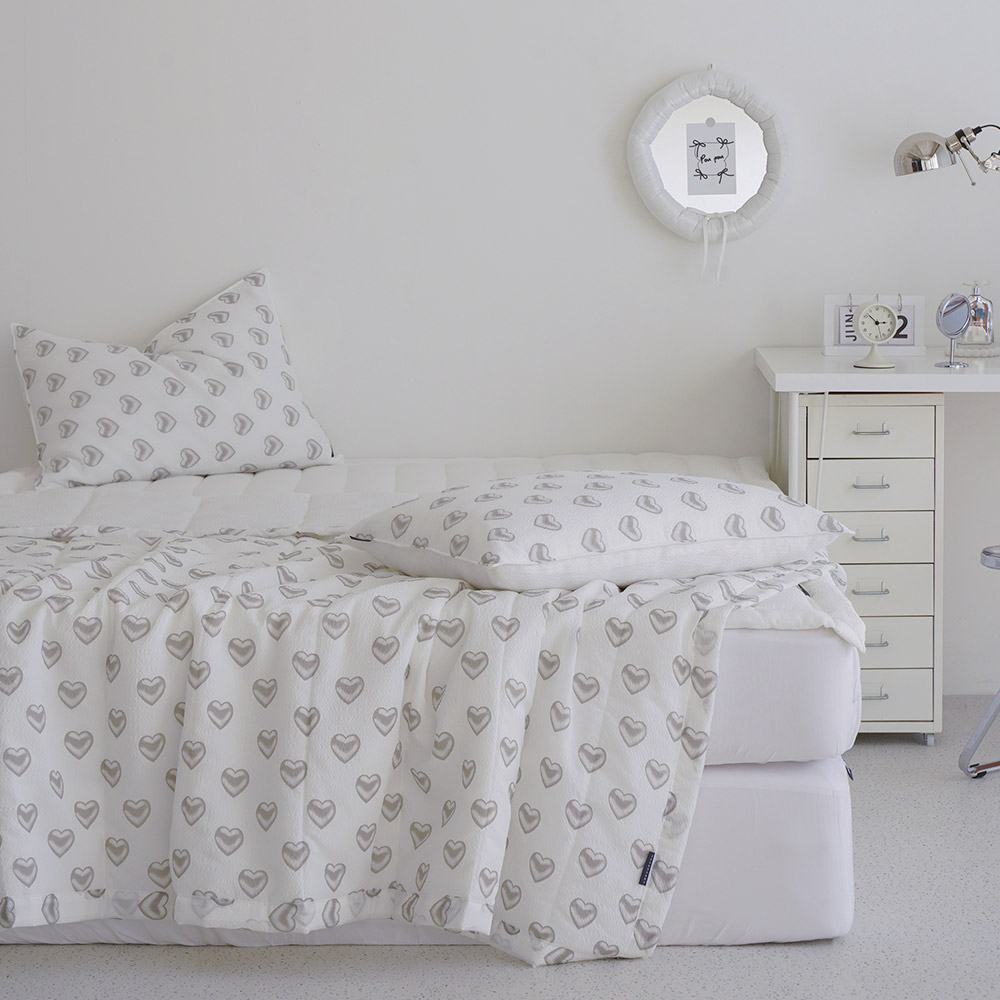 누비지오 홀리데이 프린트 시어서커 여름 홑이불 차렵이불 SS