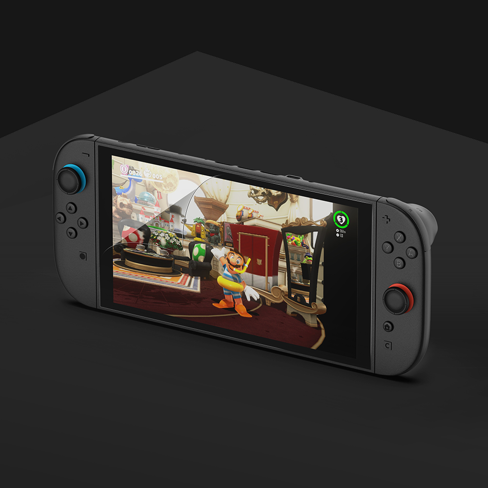 지니비 닌텐도 스위치2 리얼컬러 AR 초고화질 액정보호필름, 무반사