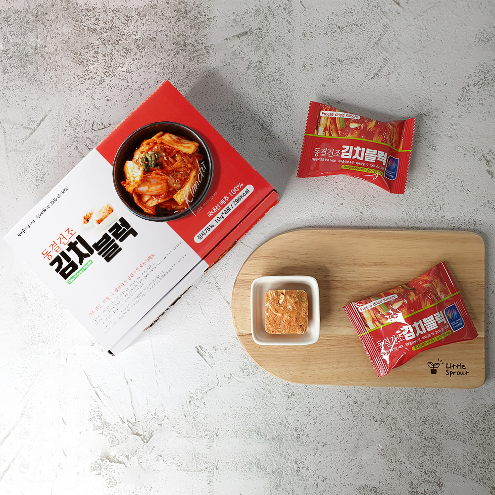 동결건조 김치 블럭 10g, 8개 - 메인 이미지