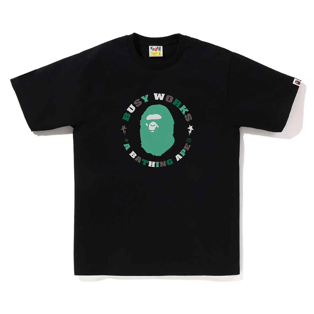 베이프 반팔티 COLORS BUSY WORKS STA TEE 1L30-110-020 - 상품 이미지