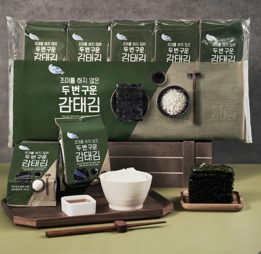 감태김 구운감태김 조미하지 않은 코스트코 8g x 10개 - 상세 이미지 3