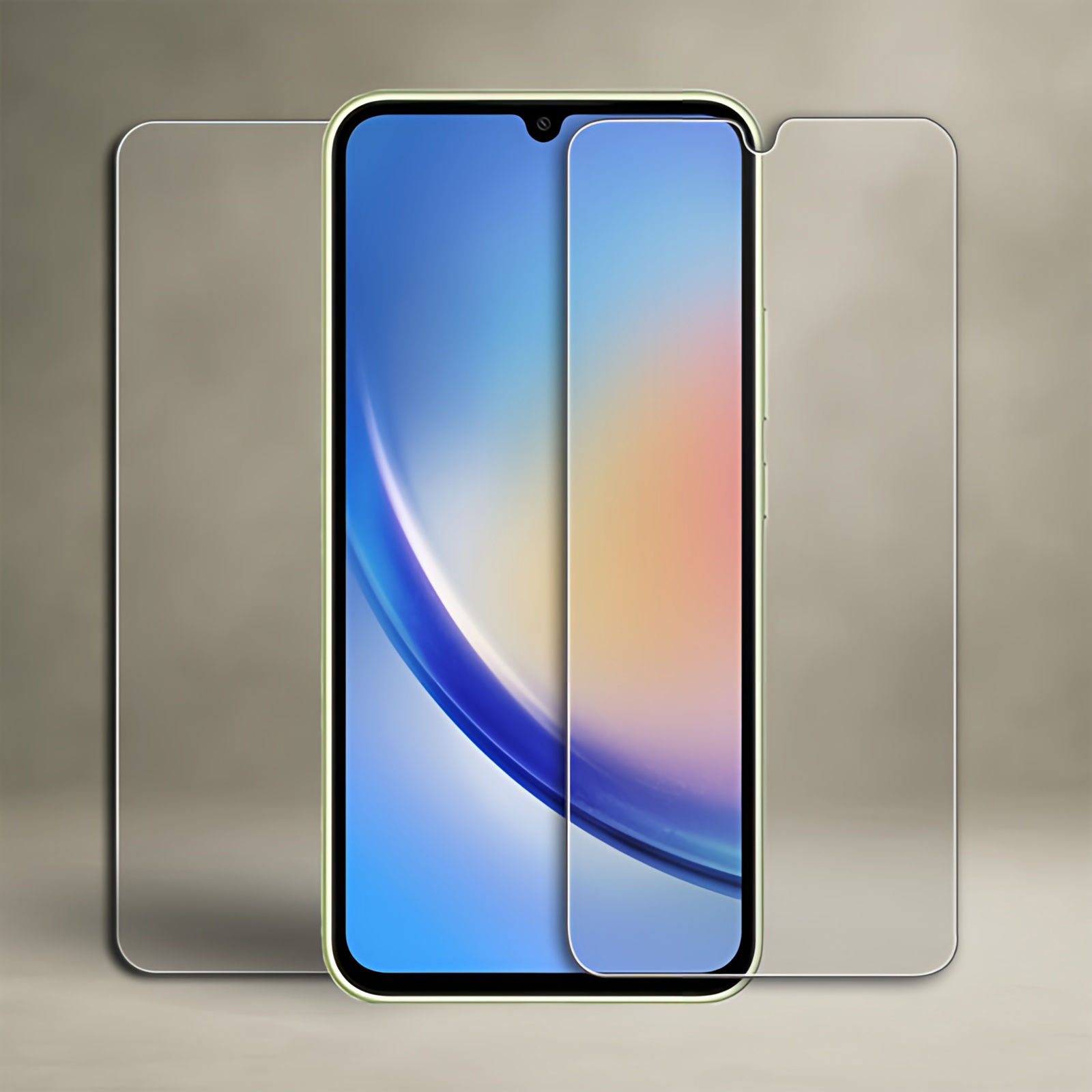 풀커버 곡면 액정보호필름 갤럭시A34, 2매입