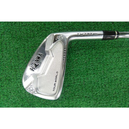 [중고]아이언세트 혼마 TOUR WORLD TW737Vs S강도 커버x