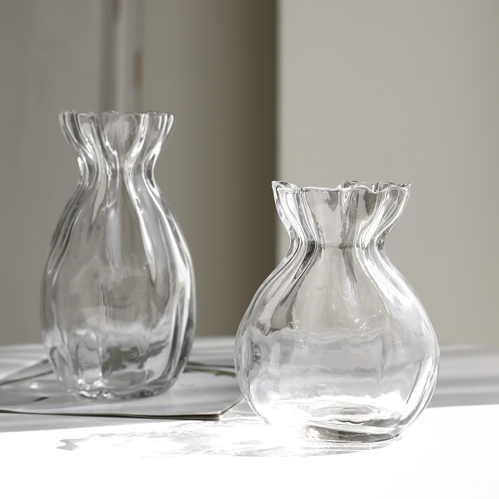 비아노 오브제 북유럽 빈티지 인테리어 유리 화병 꽃병 장식 A타입