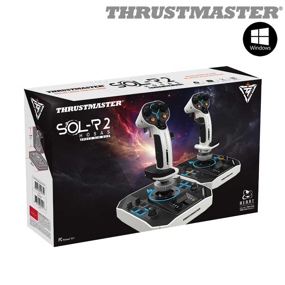 트러스트마스터 SOL-R2 HOSAS SPACE SIM DUO FLIGHTSTICK 비행조이스틱 [PC] - 상세 이미지 5