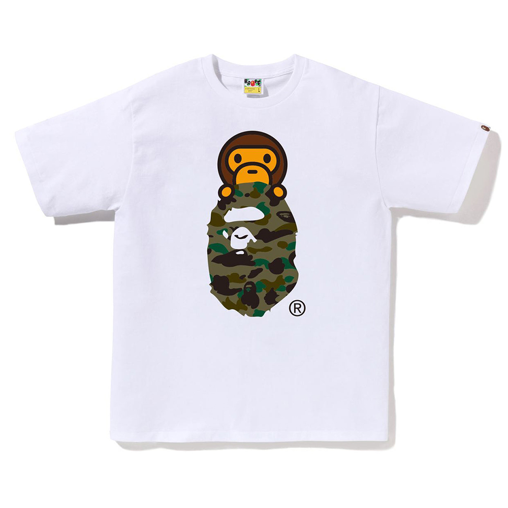 베이프 반팔티 1ST CAMO MILO ON APE HEAD TEE 2L30-110-005 - 상품 이미지