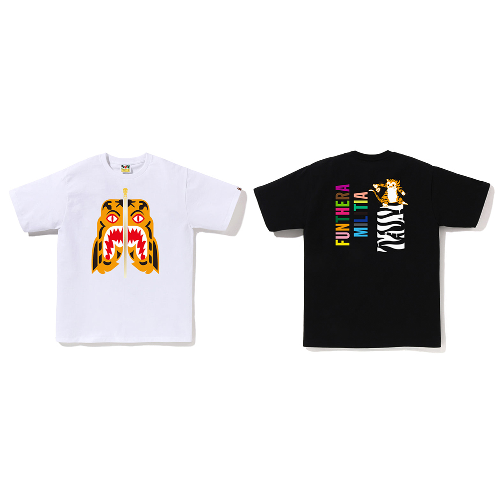 베이프 반팔티 COLORS TIGER TEE 1L30-110-021 - 상세 이미지 5