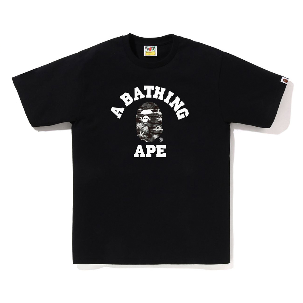 베이프 반팔티 PALM TREE CAMO COLLEGE TEE 1L30-110-025 - 상세 이미지 4