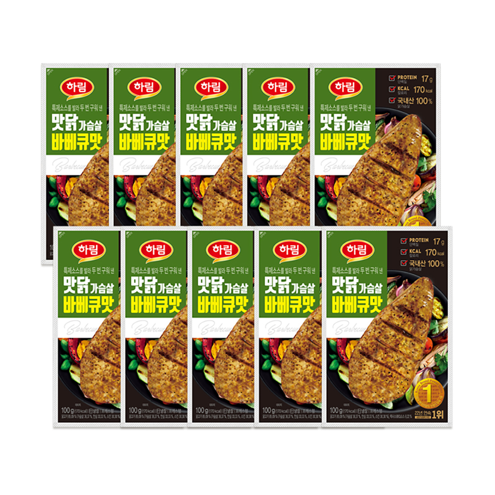 [하림] 맛닭가슴살 바베큐맛 100g : 쏠켓-solket