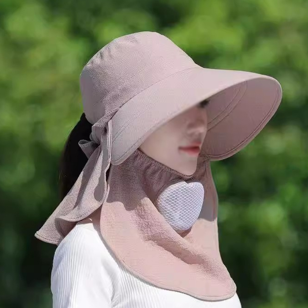 햇빛 차단 모자 쉬폰 선캡 썬바이저 농사용 차광 농사 햇볕가리개 여름 밭일 창 넓은 썬캡 농모