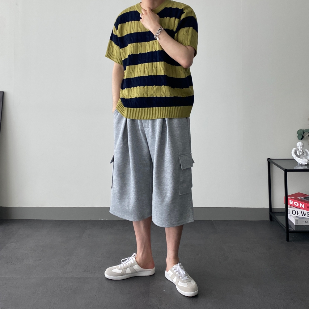 1+1 카고반바지 남자와이드반바지 남성건빵반바지 이미지 6