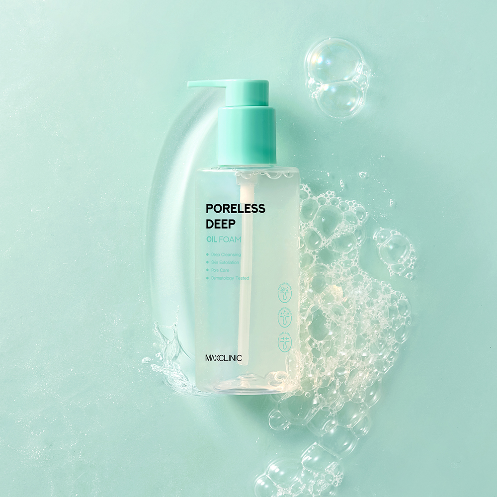 맥스클리닉 포어리스 딥클렌징 오일투폼 200ml, 1개 이미지 2