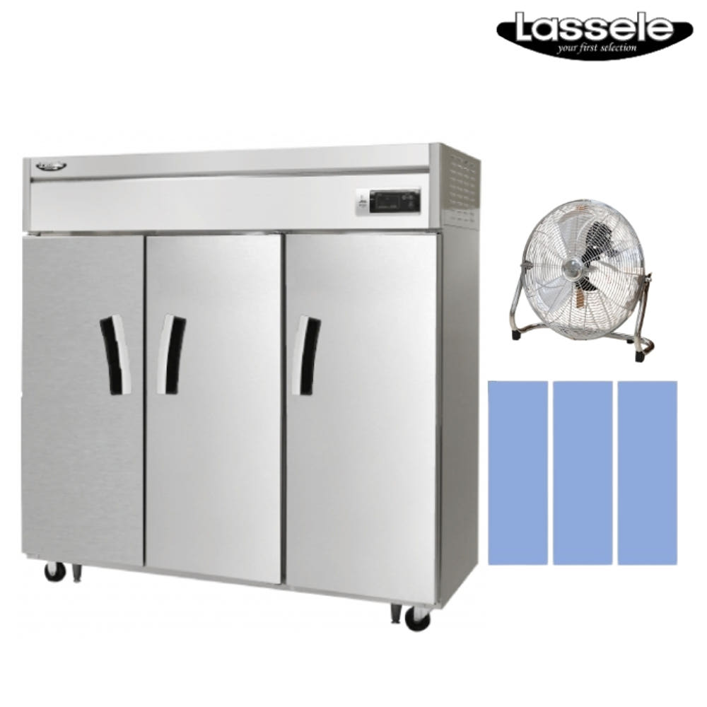 3구 장도어냉동고 65박스 식당용 간냉식 대용량 대형냉동고 : 신일N위시웨이