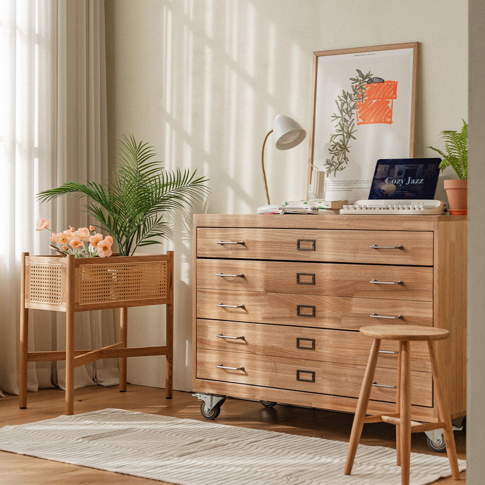 번드 비스트로 데일리 3단 수납 서랍장 지류함 1000