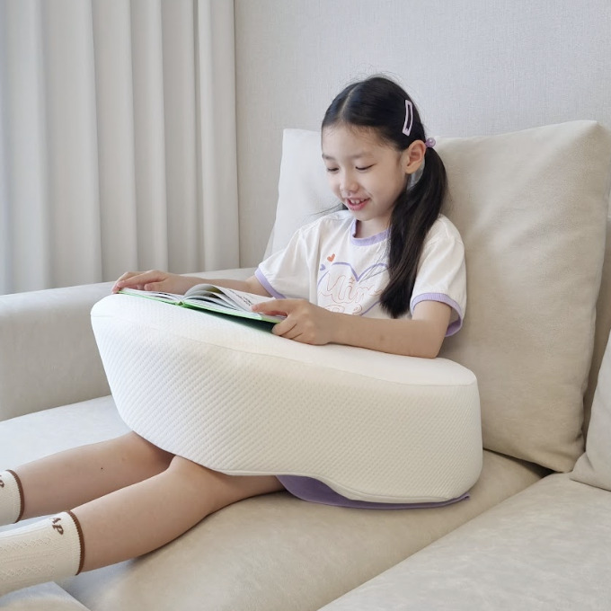 펌플렉스 바른자세 스터디쿠션 쇼파 침대 독서 쿠션 유아독서대