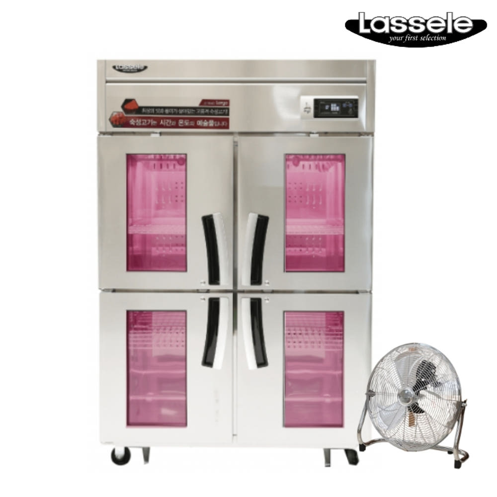 대형 고기숙성고 1100L 간냉식 45박스 살균램프 정육냉장고 : 신일N위시웨이