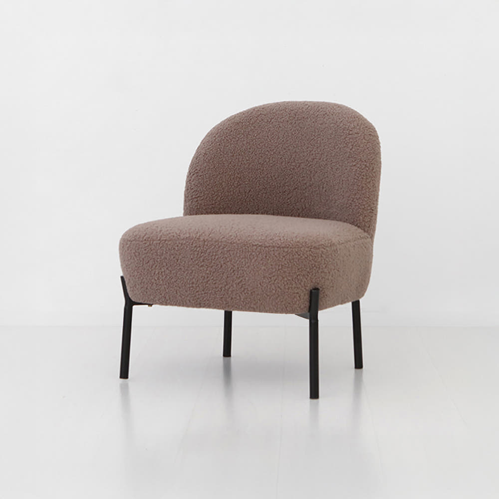 네르센 패브릭 소파 1인 JF2030 스툴미포함, 브라운 3579.9326, 1인용