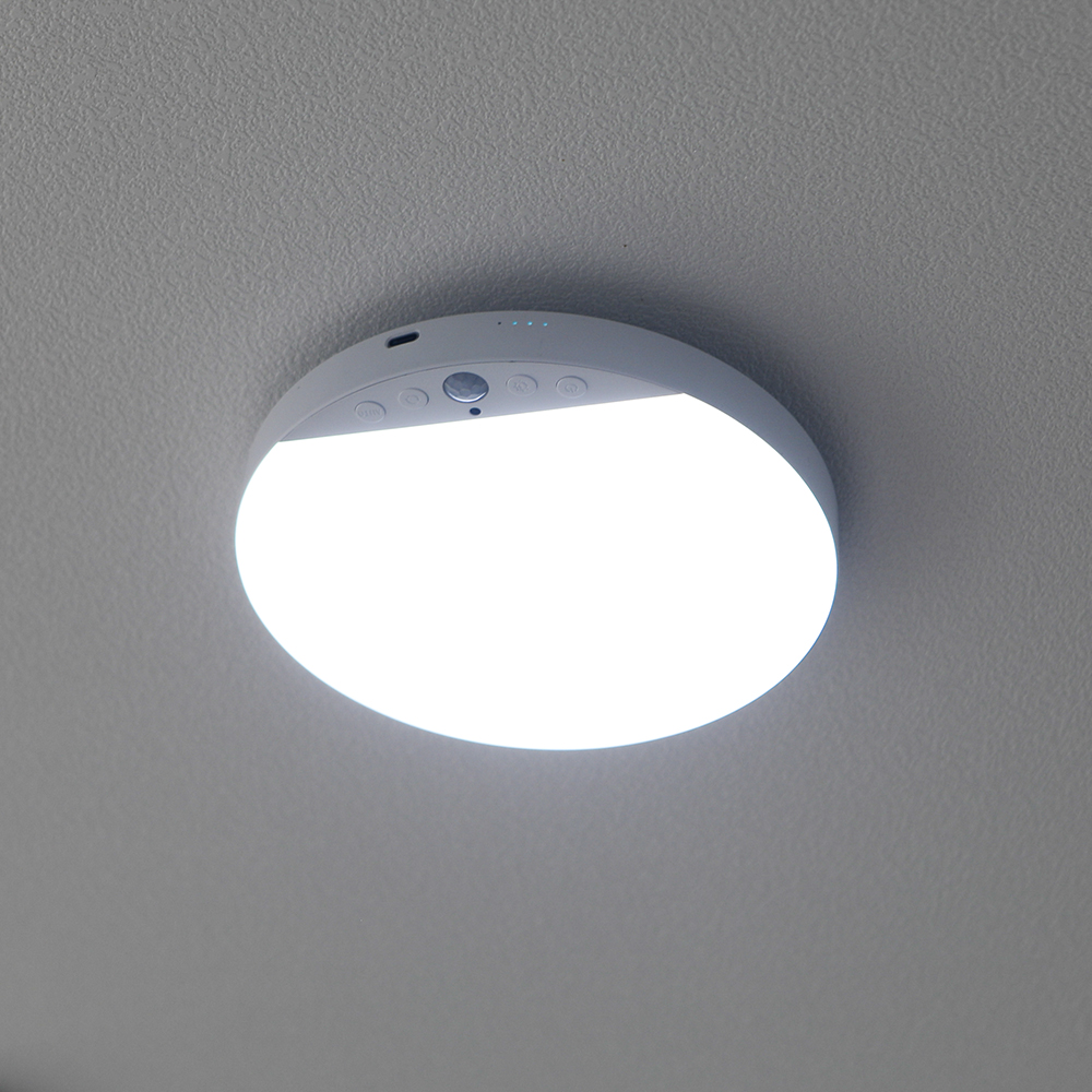 원형 대용량 센서등 LED 무타공 무선 천장 현관 충전식 파카이라이트