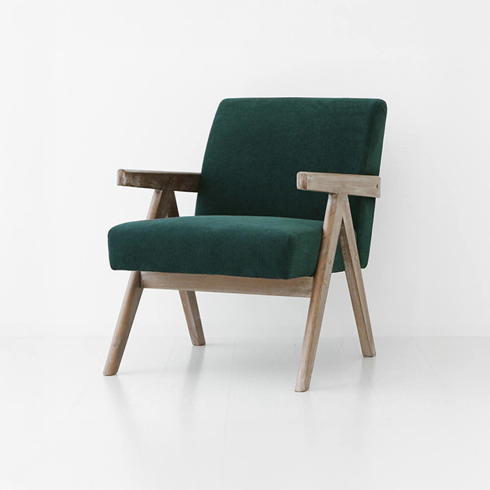 네르센 소파 1인 2713 패브릭 다크그린 2216.8167, 1인용