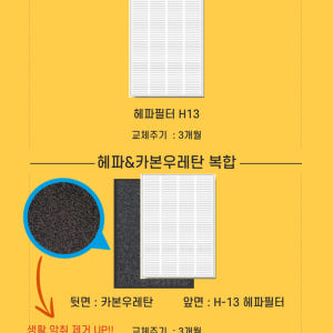 [호환]에어스윗 그렉스 DSE-400 아파트 전열교환기필터 헤파필터 개봉기 | 실사용 후기 - 상품 이미지 2