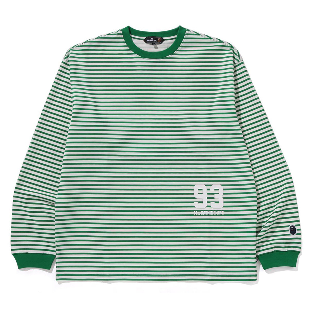 베이프 긴팔티 STRIPE LS PRINT TEE 7L30-111-303 - 상품 이미지