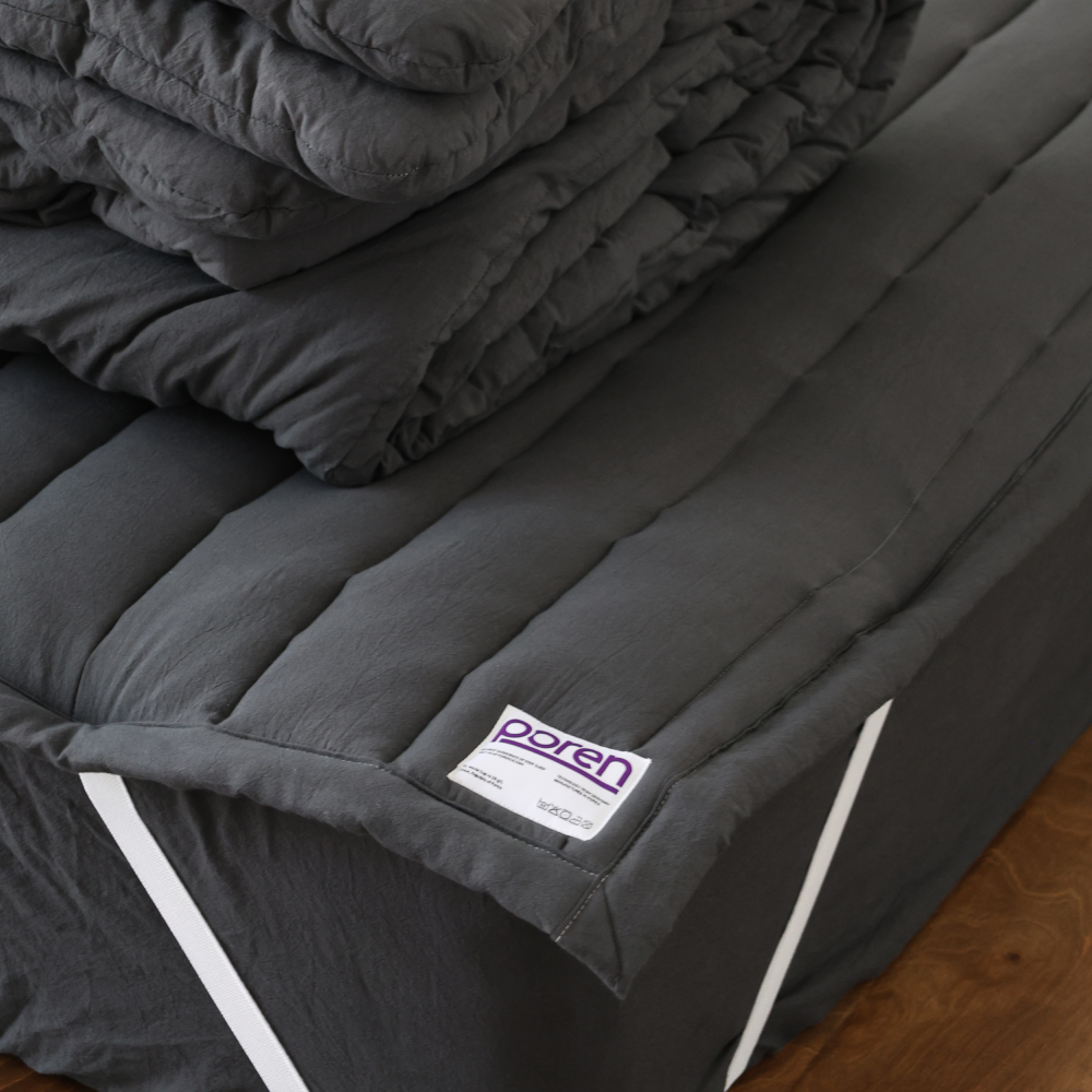 포렌 더험블 오가닉 광목 패드 젯블랙, SS(슈퍼싱글)