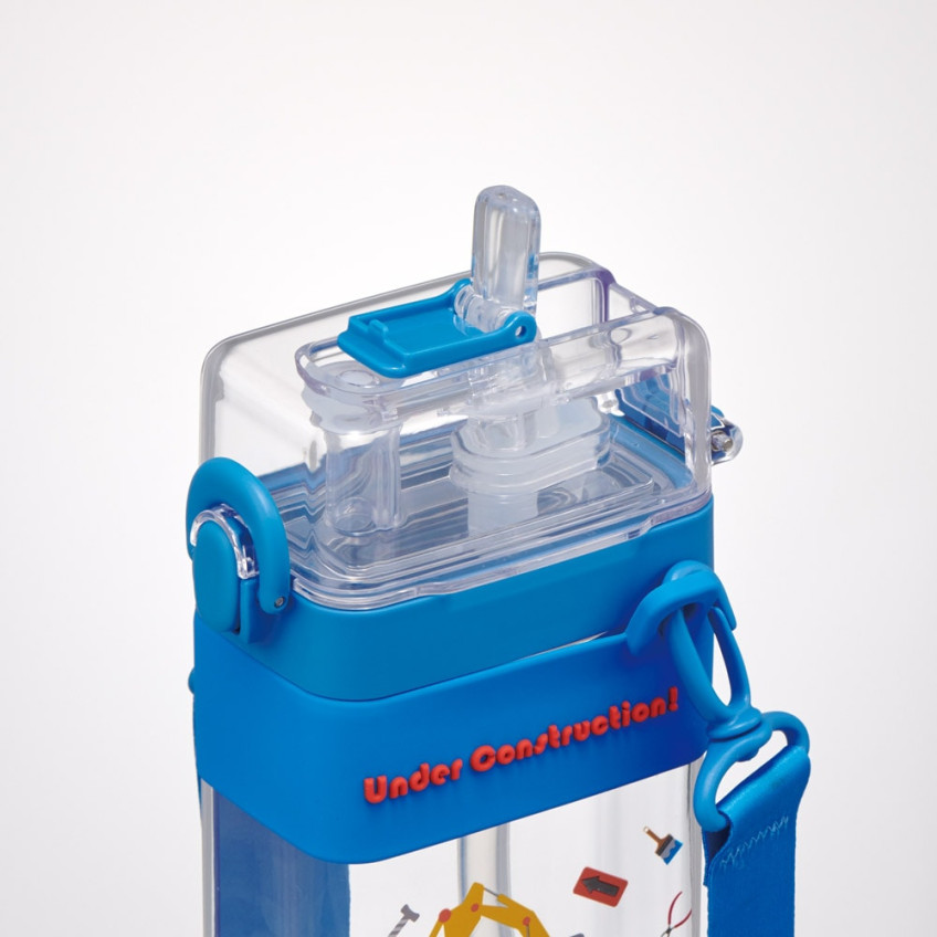 [발주상품 2~4 영업일 후 발송예정] 스케이터 일하는 자동차 캐릭터 스퀘어 2WAY 보틀 600ml PSQW6 - 주방·식기 - 하카타몰