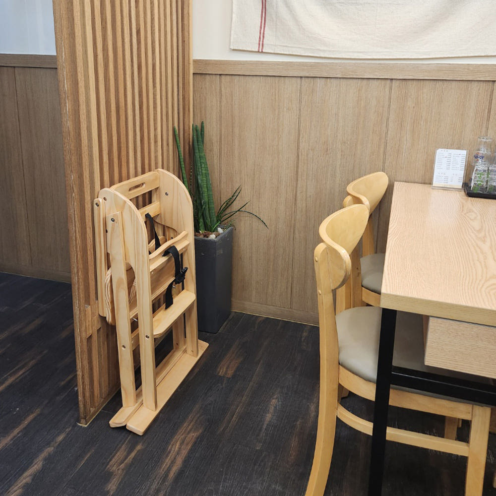 원목 하이체어 설치 예시