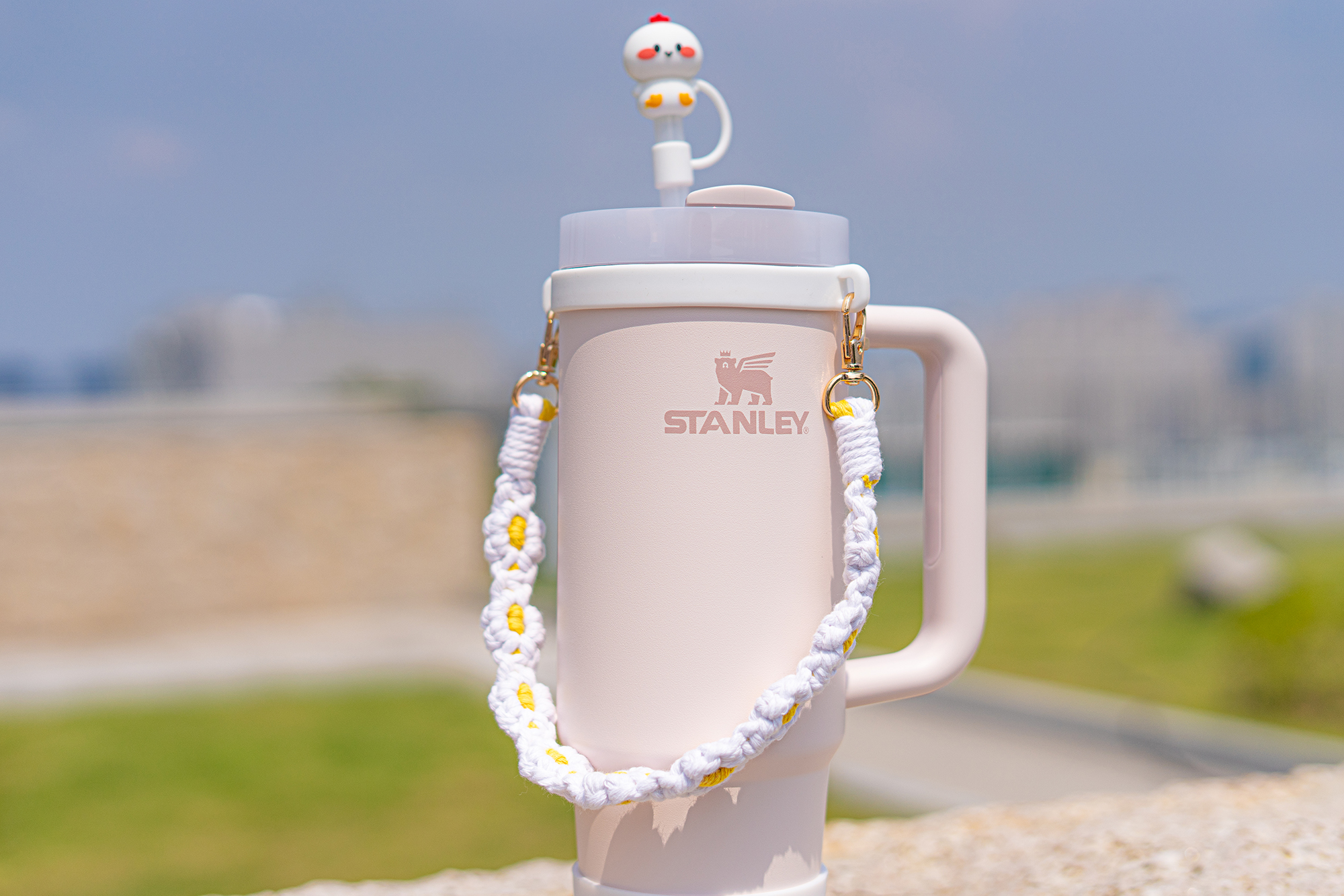 텀블러 스트랩 손잡이 스탠리 호환캐리어 홀더 핸들 텀꾸 - 상세 이미지 2