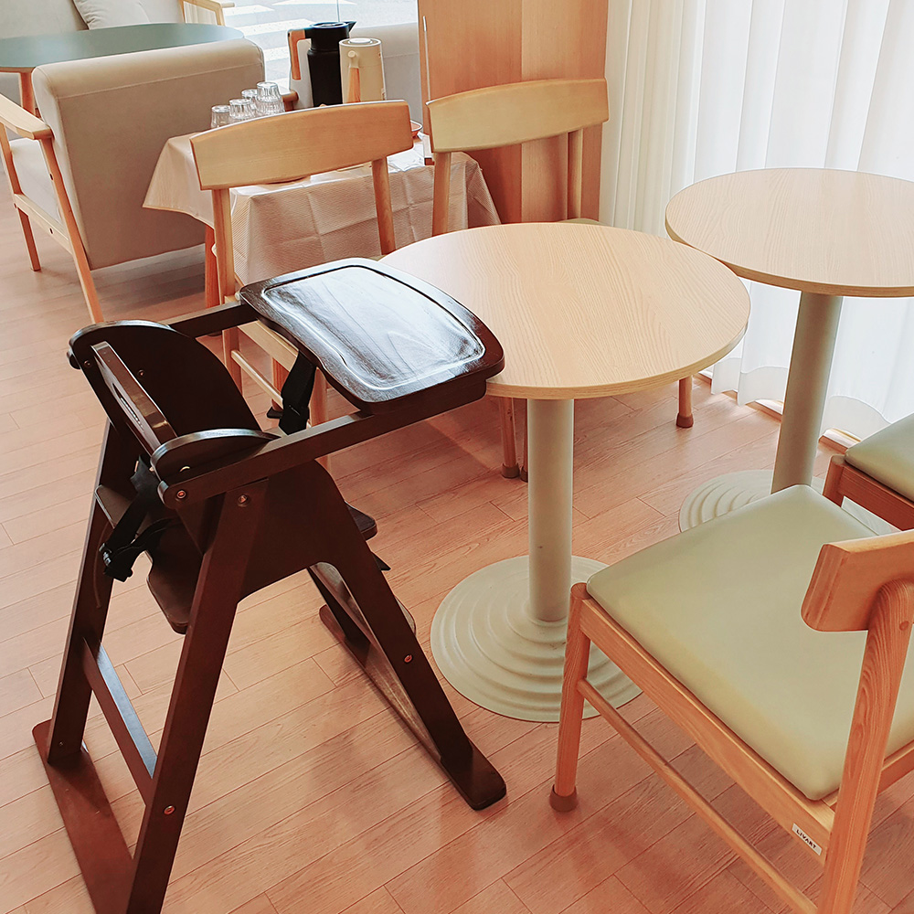 루시드 아기식탁의자 접이식 유아 식당 이유식 업소용유아방석의자