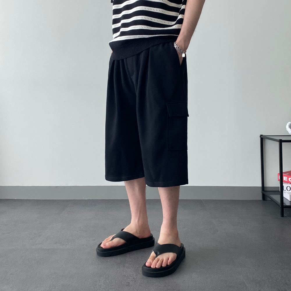 1+1 카고반바지 남자와이드반바지 남성건빵반바지 이미지 8